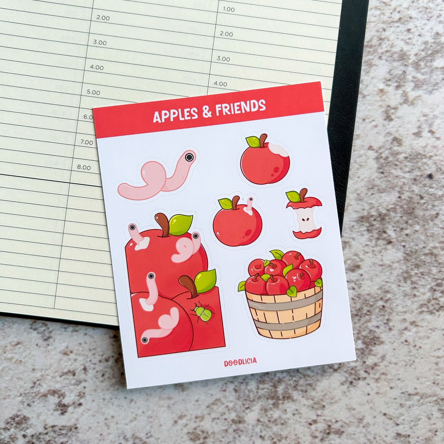 Apples & Friends | sticker sheet