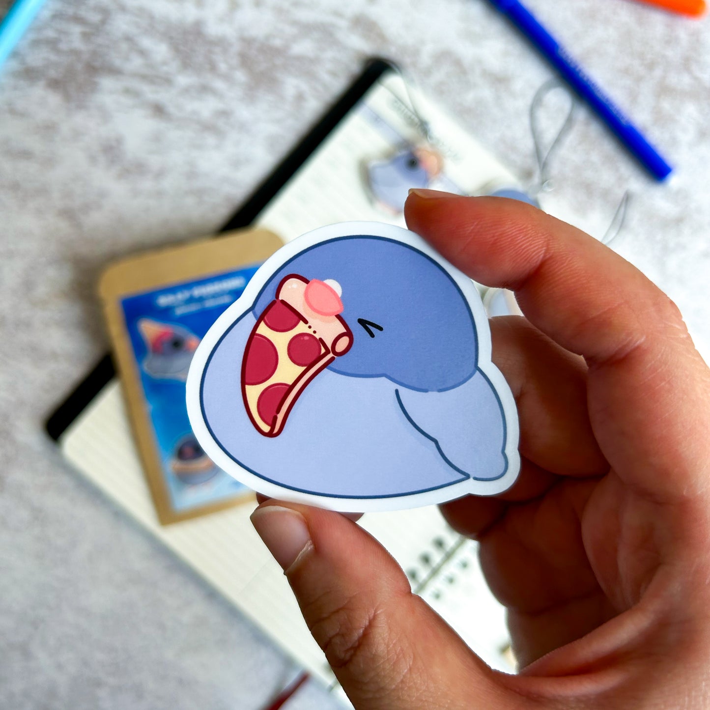 Silly pigeons blind bag | acrylic phone charm + sticker | acrylic keychain