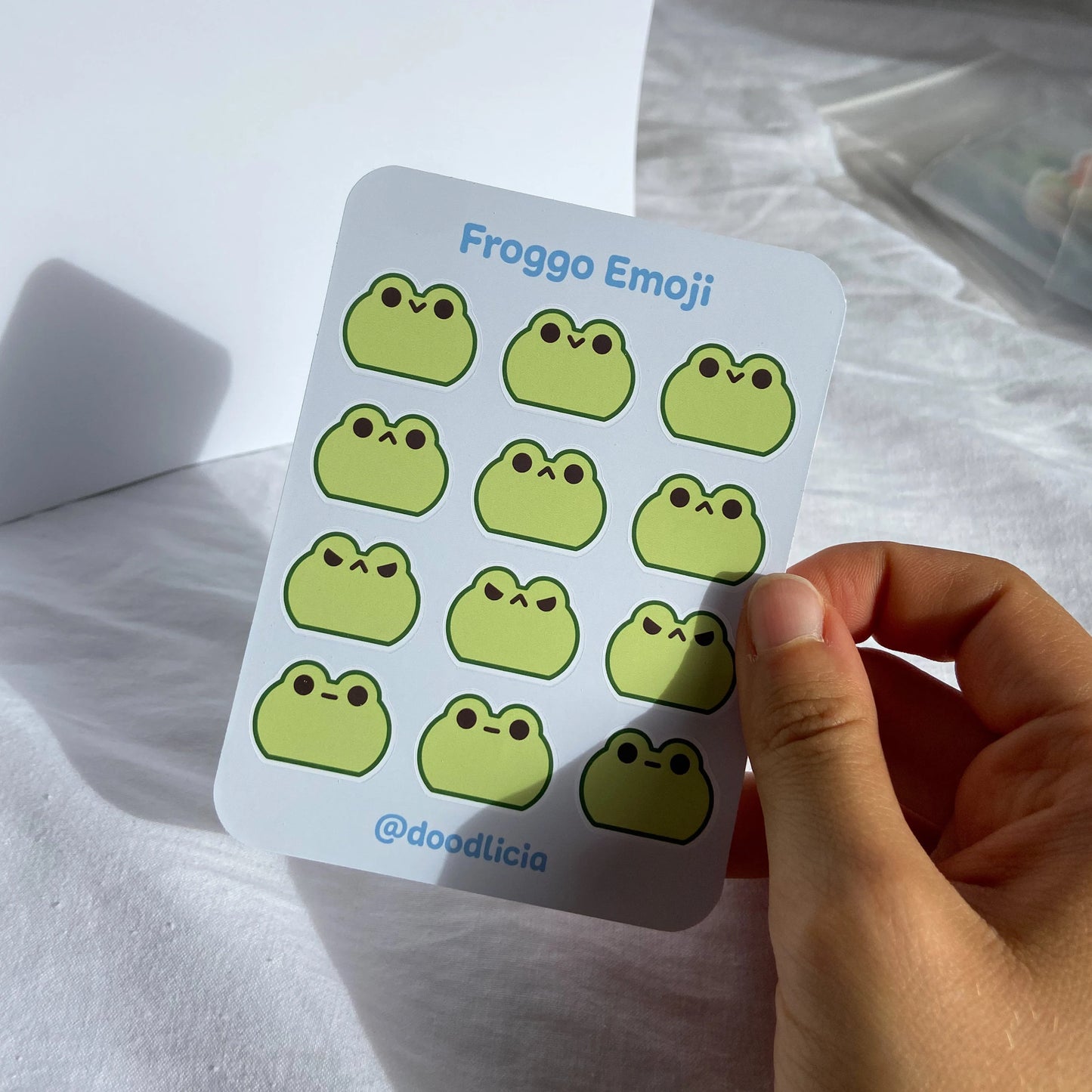 Froggo emojis - old version | sticker sheet