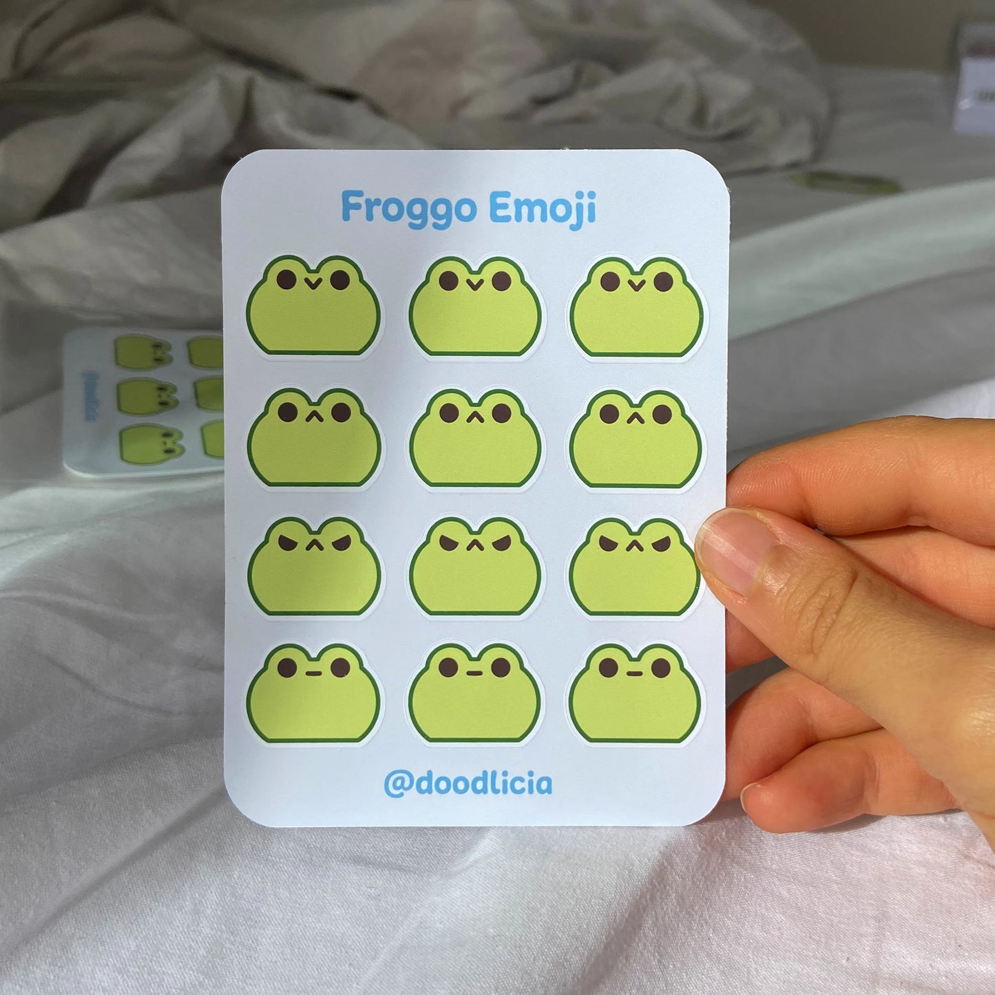 Froggo emojis - old version | sticker sheet
