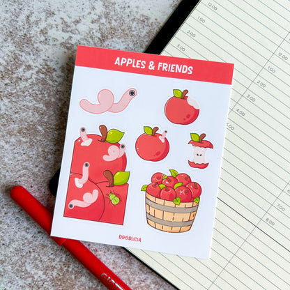 Apples & Friends | sticker sheet