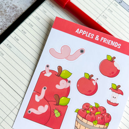 Apples & Friends | sticker sheet