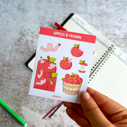 Apples & Friends | sticker sheet