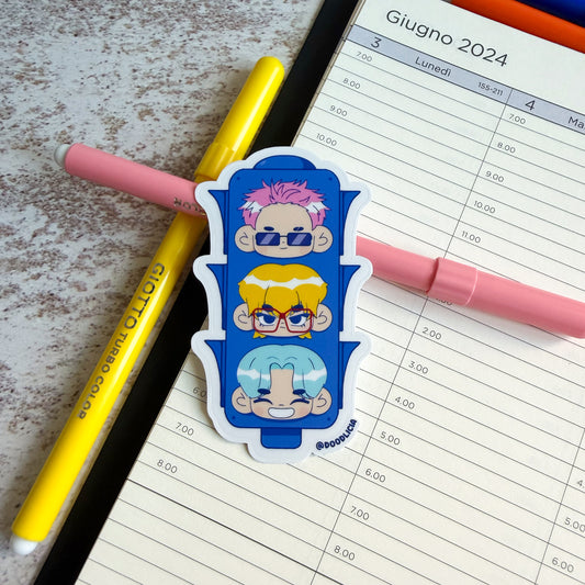 BB Traffic Lights | die cut sticker