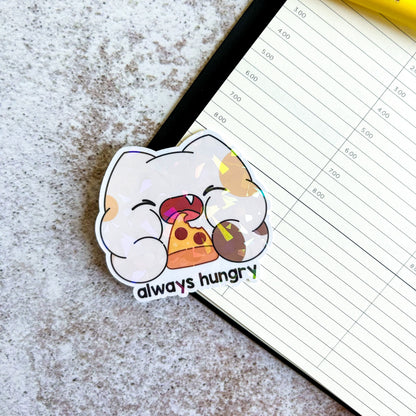 Cat bundle holographic die cut stickers | bujo | cute stationery | journaling sticker | vinyl sticker | laptop sticker | journaling supplies